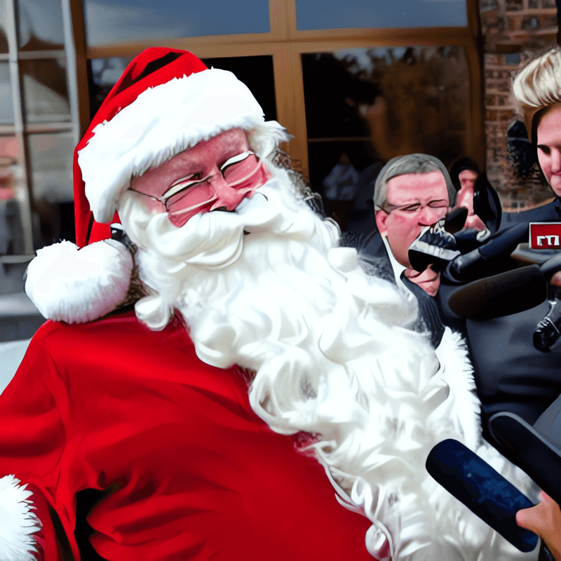 santa closeup